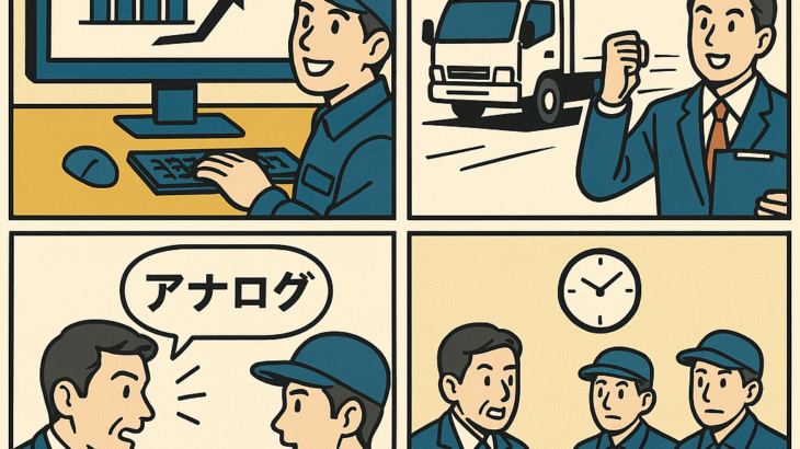中小運送業がこれだけはやっておきたいデジタル化策について⑨：運送業DXの本質はアナログ対応を増やすこと