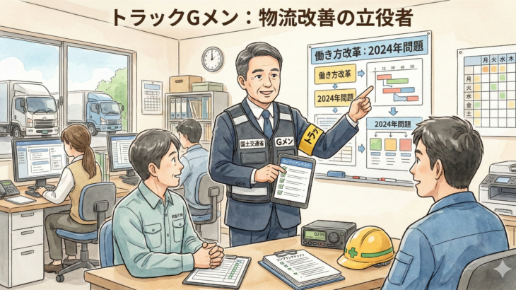 運送業の2024年問題：トラックGメンによるサポートと罰