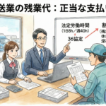 運送業ドライバーの残業代：残業代の支払い方を見直す