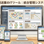 運送業のデジタル化策 ： 運送業がITツール選ぶ際のポイント