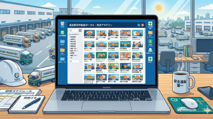 運送会社の安全教育DX③自社で研修動画を作成し効果的に運用