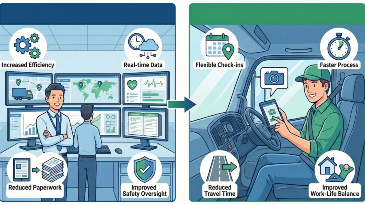 運送業の点呼DX：IT点呼・遠隔点呼の運行管理者から見たメリット
