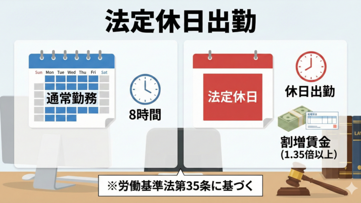 運送業の勤怠管理：法定休日出勤時には時間外労働は発生しない