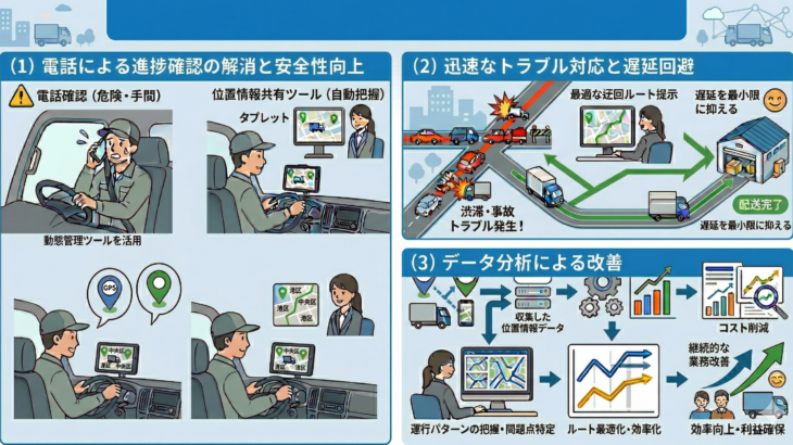 運送業は何をデータ共有しておくべきか⑥運送業の位置・動態情報