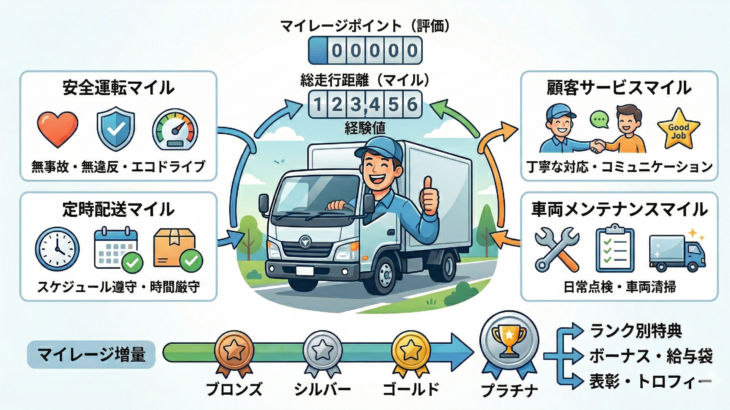 運送業のドライバーの評価基準｜ドライバーマイレージの展望