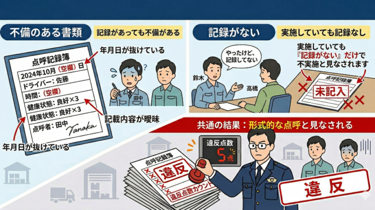 運送業の行政処分への対応③運送業の行政処分、書類不備が処分に？見落とされやすい管理業務とは