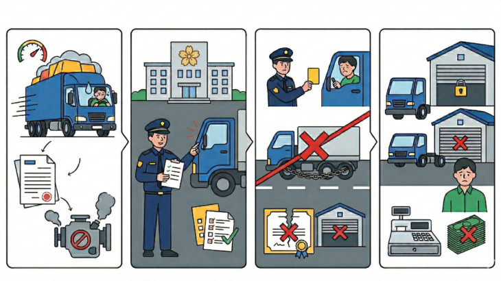 運送業の行政処分への対応①運送業における「行政処分」とは何かを改めて考える