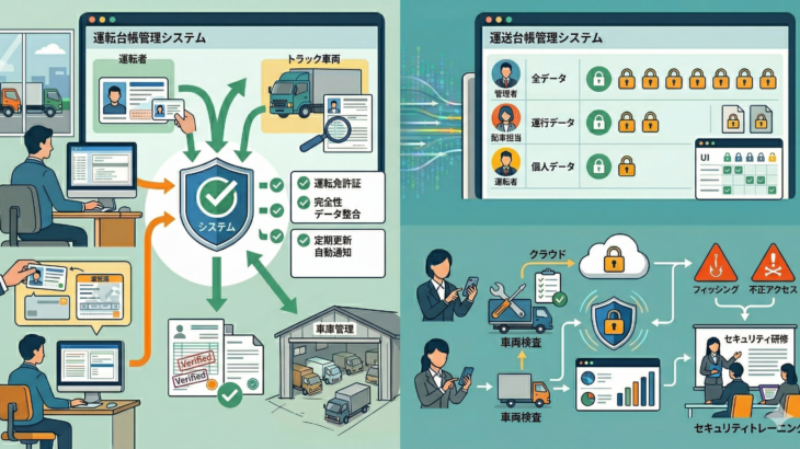 運送業で台帳をデジタル化する際に気を付けておくポイント