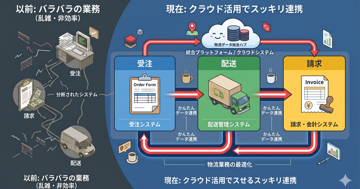 受注から請求まで：バックオフィスDXで変わる運送会社の経営