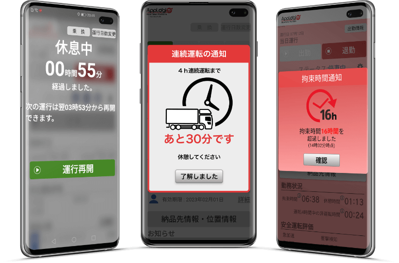 スマートフォン通知画面